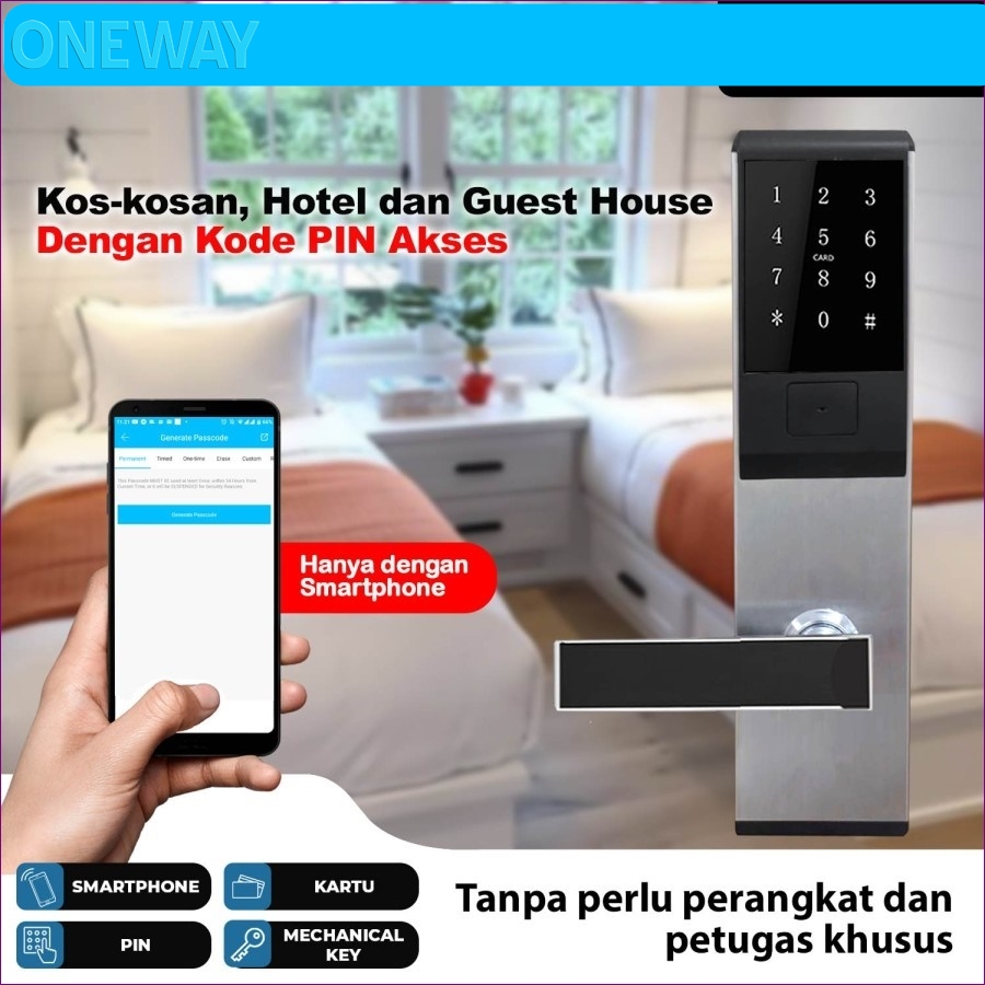 Smart Door Lock untuk Villa di Bali